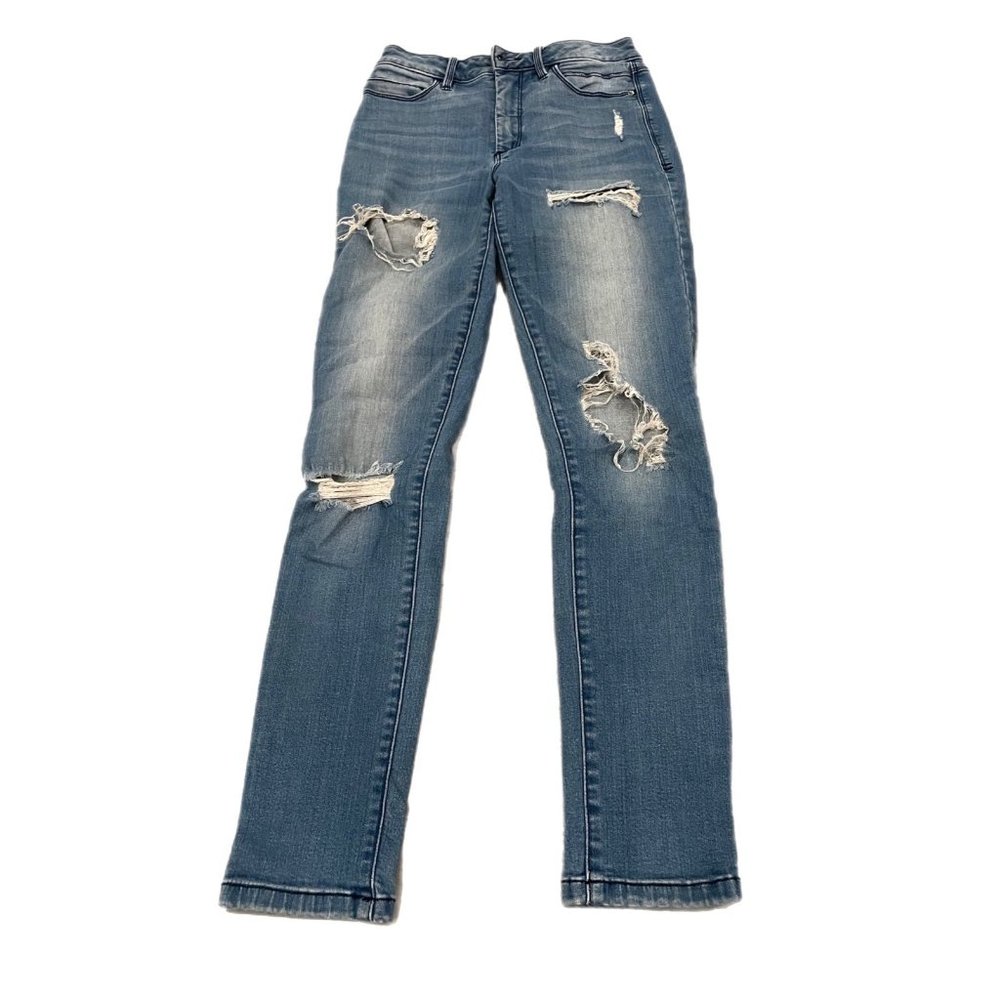 Bebe Distressed skinny jeans size 26